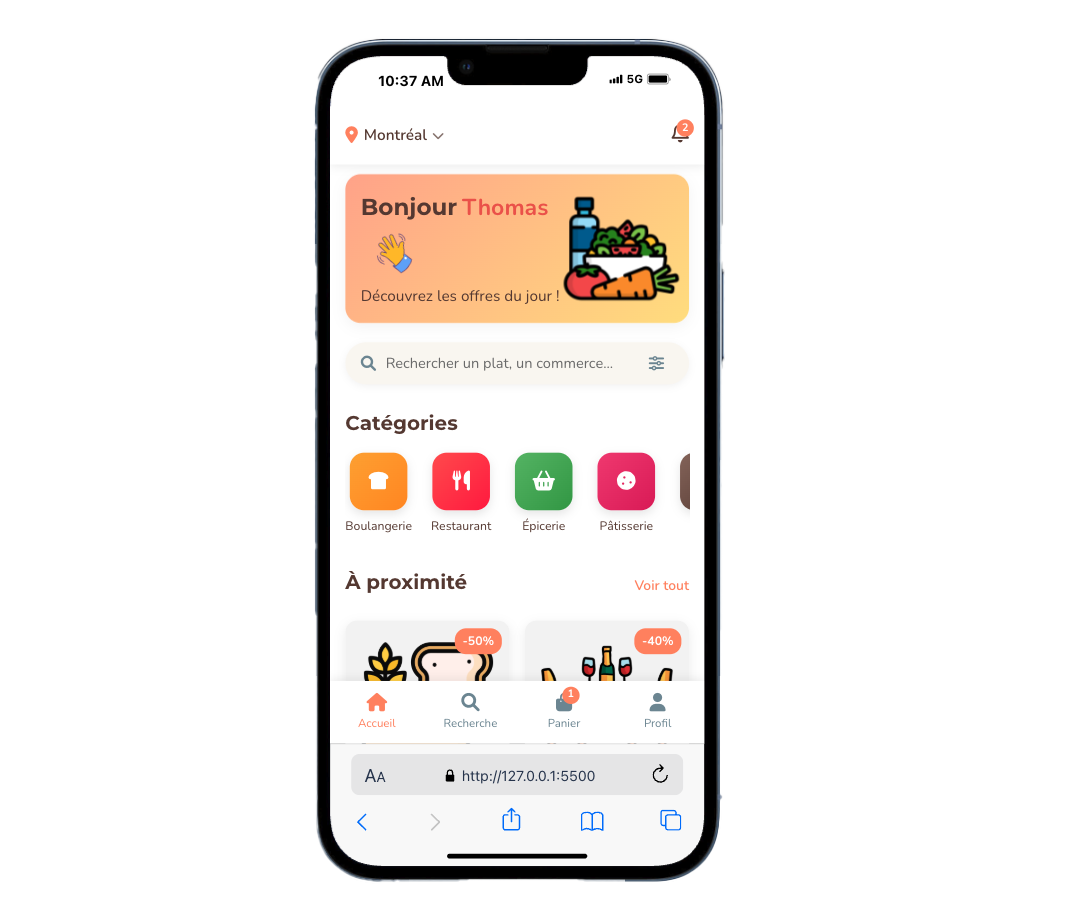 Panier Malin Application