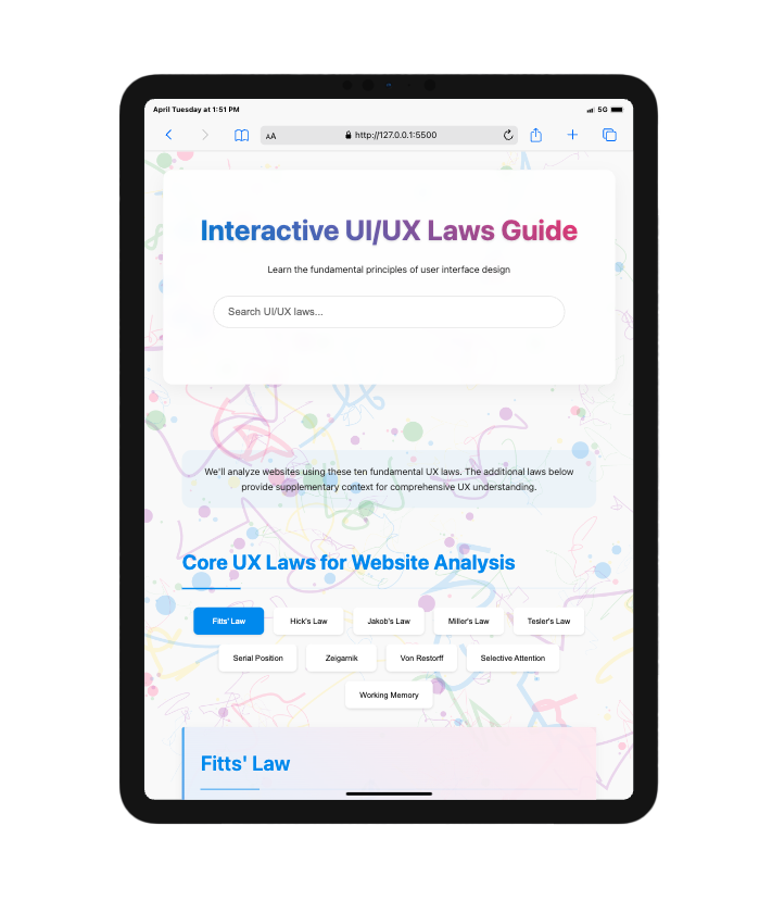 Website UIX Laws Project