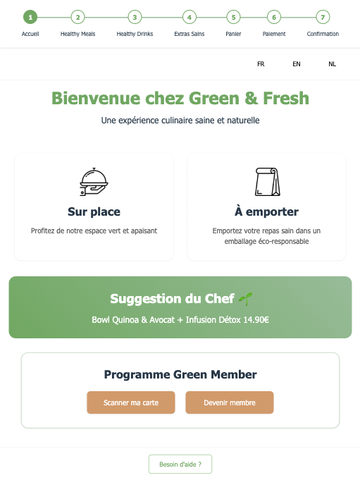 FastFood App - Menu