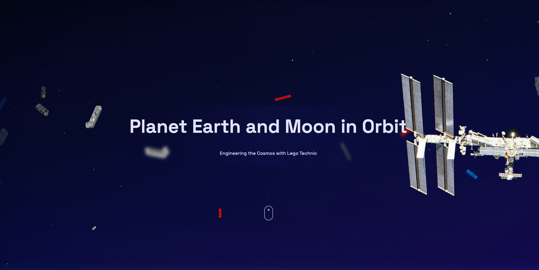 Planet Earth & Moon - View 1
