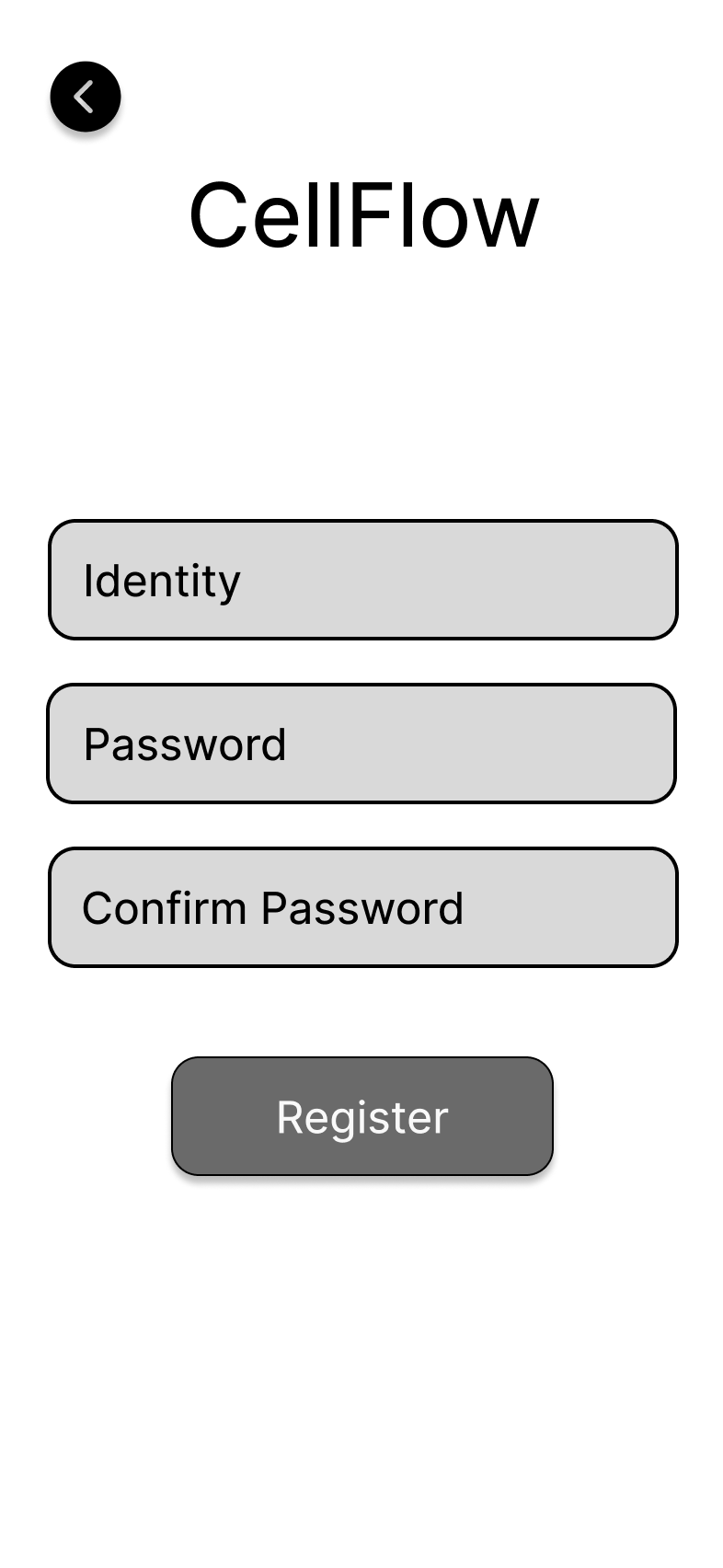 Register Screen