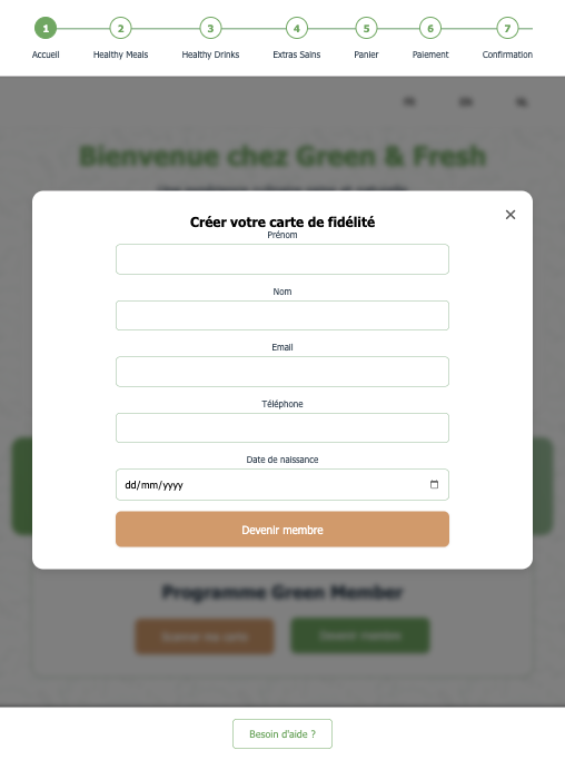 Programme de fidélité