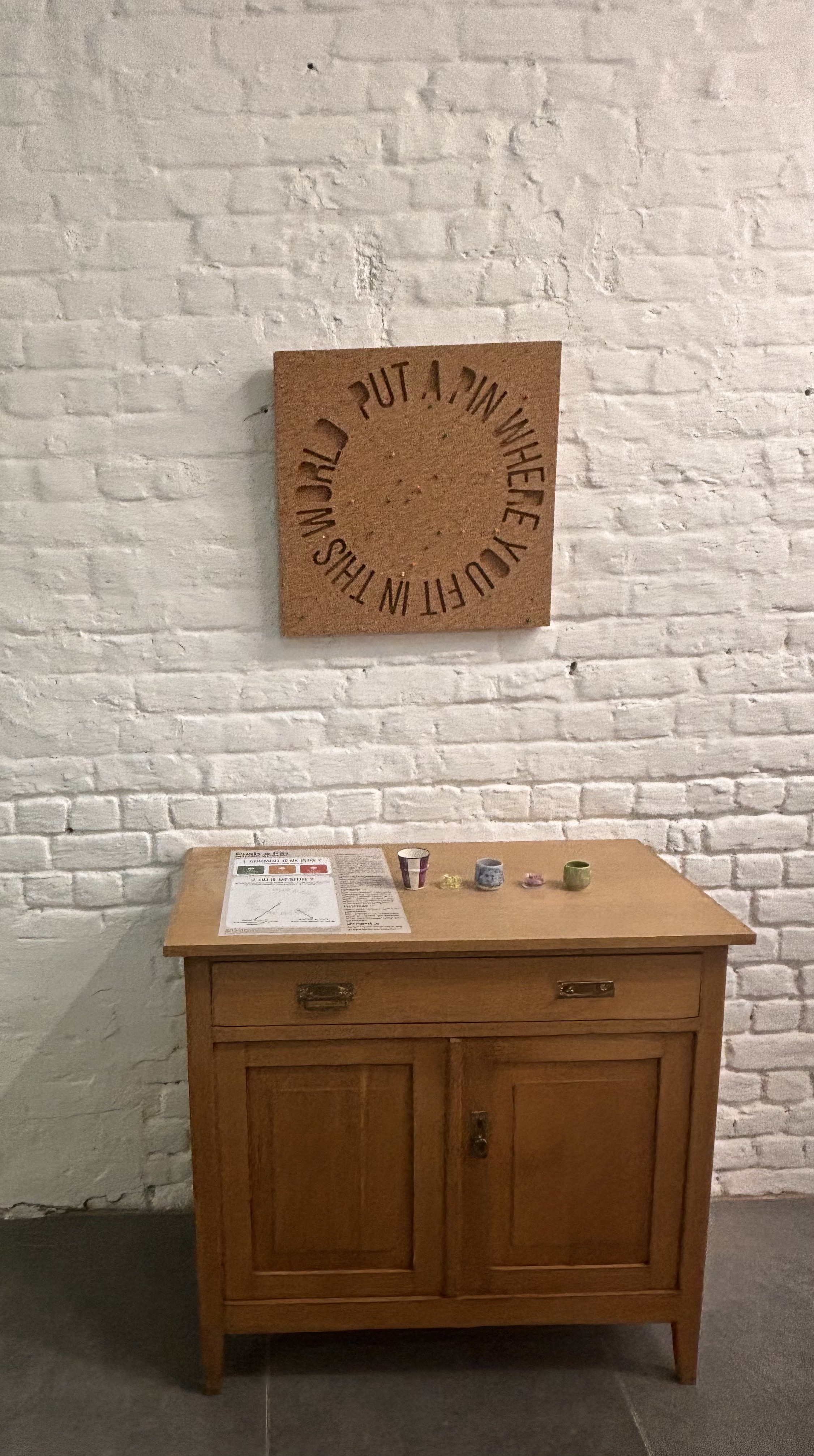 Panneau de liège circulaire - Installation participative